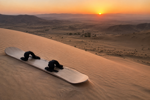 Timlaline Sandboarding: Slide Down Dunes Into the Ocean